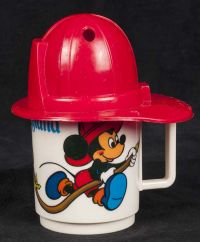 Disney Mickey Mouse & Friends Fireman Hat Child's Drinking Goblet Cup